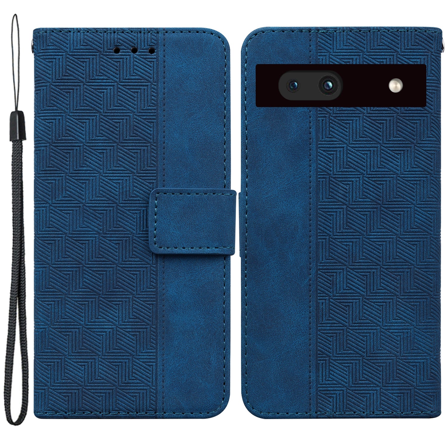 Imprinted Geometry Pattern Phone Case for Google Pixel 7a Anti-Scratch PU Leather Magnetic Closure Wallet Stand Phone Cover Imprinted Geometry Pattern Phone Case for Google Pixel 7a Anti-Scratch PU Leather Magnetic Closure Wallet Stand Phone Cover